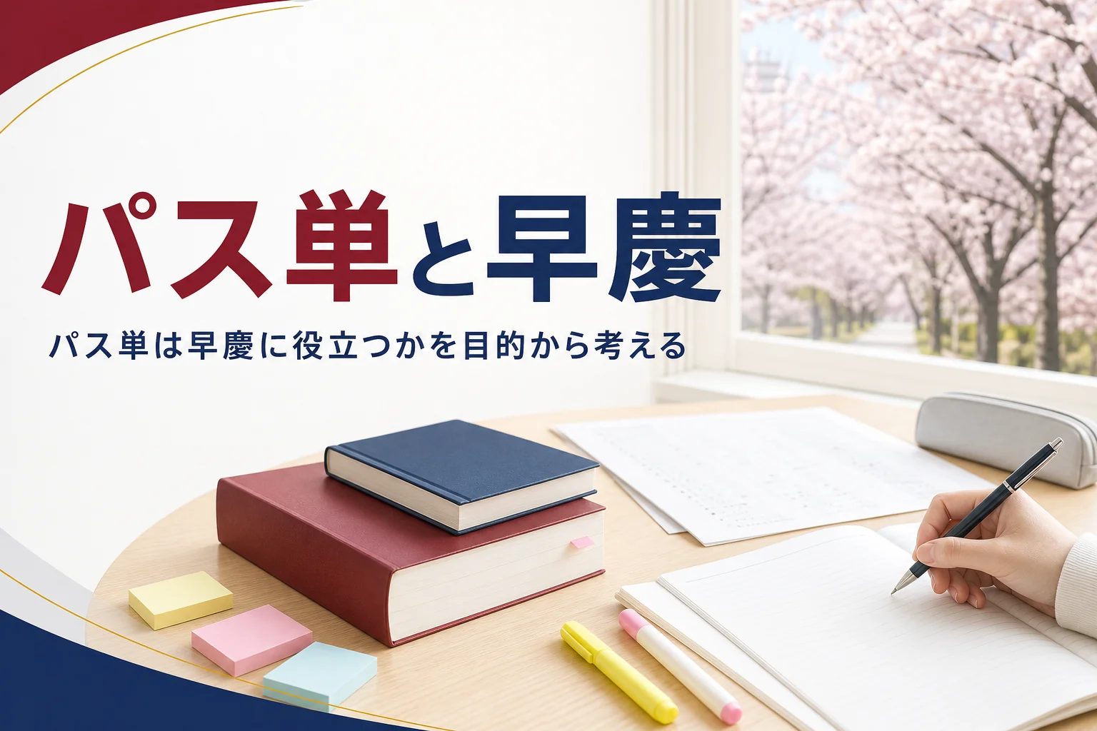 パス単が早慶対策に役立つかと、英検の単語帳との付き合い方を解説する記事のアイキャッチ